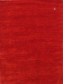 Loribaft Tappeto 140 x 200 Rosso (Indian) Annodato A Mano
