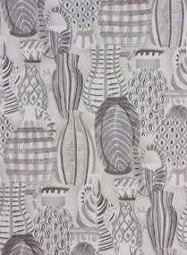 Nina Campbell Carta da parati Collioure - Grey/ Taupe