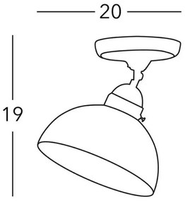 Kolarz 731.10.53 - Faretto NONNA 1xE27/75W/230V