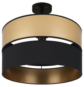 Brilagi - Lampadario a plafone ROYAL 1xE27/15W/230V diametro 40 cm nero/oro