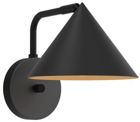 Alora Mood ALM-REMYCK-1WB-BK - Lampada da parete REMYCK 1xE27/60W/230V nera