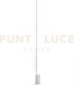 Essence round lampada da terra bianca led 3000k  24w  2400 lm