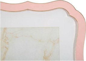 Cornice rosa chiaro in metallo/in vetro verticale con sostegno 17x22 cm Margot – Mauro Ferretti