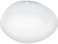 Plafoniera Contemporanea Sileras Led Acciaio Bianco D45Cm