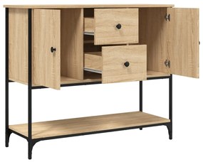 Credenza rovere sonoma 100x36x85 cm in legno multistrato