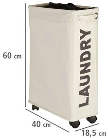 Cesto portabiancheria beige , 44,4 l Corno - Wenko