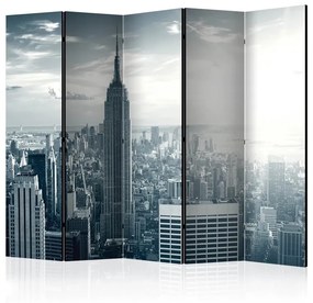 Paravento Amazing view to New York Manhattan at sunrise II [Room Dividers]