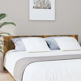 Testiera Letto Rovere Fumo 200x1,5x80 Cm İn Legno Multistrato /