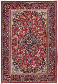 Kashan Tappeto 210 x 140 (Iran) Annodato A Mano