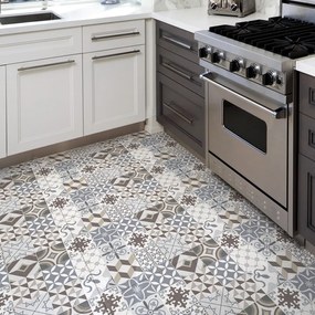 Adesivo per pavimenti impermeabile Brown Style, 100 x 60 cm - Ambiance