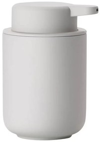 Dispenser sapone da appoggio 0,25 l in gres e abs soft touch grigio soft Zone denmark Ume