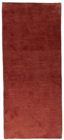 Gabbeh Tappeto 80 x 190 Rosso (Iran) Annodato A Mano