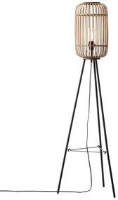 Brilliant - Lampada da terra WOODROW 1xE27/60W/230V bambù