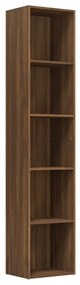 Libreria Rovere Marrone 40x30x189 cm in Legno Multistrato