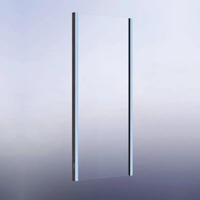 Lato fisso per box doccia Namara L 90 x H 195cm, Sp. 8 mm vetro vetro senza finitura / trasparente profilo in alluminio argento anodizzato
