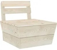 Divano Centrale Componibile su Pallet Legno di Abete Impregnatocod mxl 129988