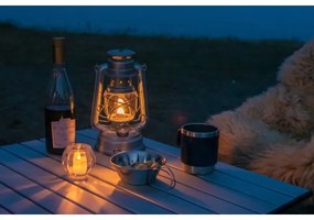 Brilagi - Lampada ad olio LANTERNA 28 cm argento