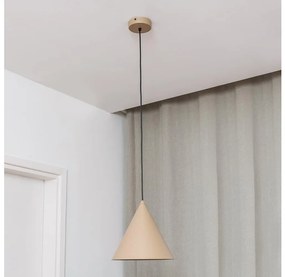 Lampadario a sospensione ETNA II 1xE27/15W/230V Ø 25 cm beige