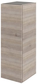 Pensile bagno Neo rovere grigio SENSEA, 1 anta apertura da destra P 35 x L 30 x H 90 cm