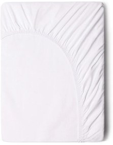 Lenzuolo elastico in cotone bianco, 140 x 200 cm - Good Morning