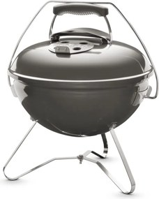 Weber Smokey Joe Premium Barbecue a Carbone, Maniglia per il trasporto, Ø 37 cm, Smoke Grey (1126704)