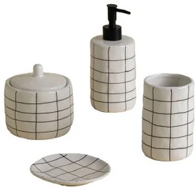 Set Da Bagno In Gres Yolven Bianco - Sklum