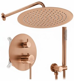 Set doccia da incasso Rea Foss Clif Brush Copper + BOX