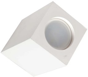 Applique da Soffitto in Gesso Pitturabile 70x70x130mm 1xGU10