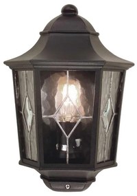 Applique classico chic da esterno NR7-2-BLK nero IP43 1X E27 ELSTEAD