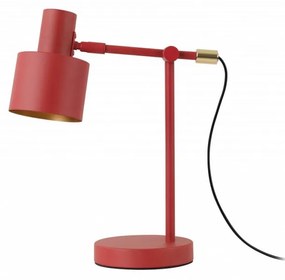 Lampada da tavolo rossa con paralume in metallo (altezza 35 cm) Selvia II - GTV