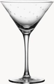 Set di 2 bicchieri da Martini in cristallo soffiato Stars