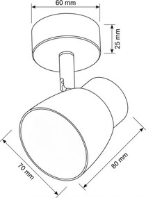 Brilagi - Faretto LED RGBW dimmerabile NUGGET 1xGU10/6W/230V nero/oro