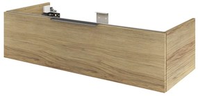 Mobile da bagno sospeso sotto lavabo L 120 x H 32 x P 48 cm rovere lucido SENSEA Neo Frame