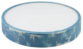 Brilagi - Plafoniera PINO 3xE27/15W/230V in pino/blu Ø 47,5 cm