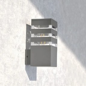 LED RGBW applique da esterno dimmerabile TEKSAS 1xE27/12W/230V IP44 antracite