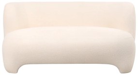 Divano bouclé bianco 142 cm Ardor - Leitmotiv