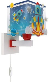 Dalber 63359 - Applique per bambini ROCKET 1xE27/15W/230V