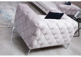 Poltrona grigio chiaro Como - Artie