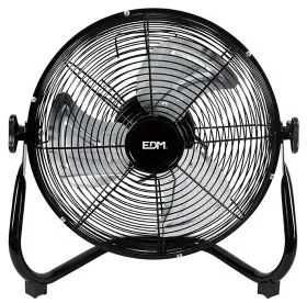 Ventilatore da Terra EDM industriale Nero 45 W Ø 30 x 41 cm