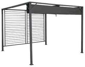 Pergola DKD Home Decor Grigio 300 x 300 x 230 cm Acciaio