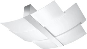 Plafoniera da soffitto in Acciaio e Vetro CELIA 3xE27 da interno