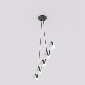 Lampada a Sospensione SINUS 5 5xG9 in Acciaio