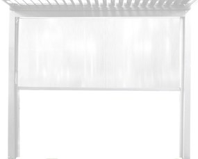 Laterale in PVC per lato da 4 m pergola bioclimatica