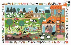 Un puzzle di osservazione - fattoria - 35 pezzi