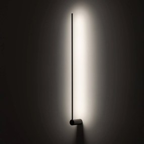 Nowodvorski Lighting Applique a LED braccio L, 105 cm di altezza, nero, metallo