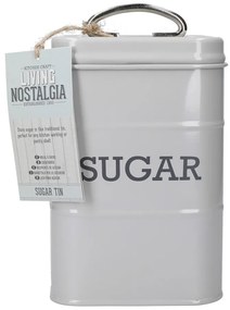 Barattolo da zucchero in latta grigia Nostalgia Living Nostalgia - Kitchen Craft