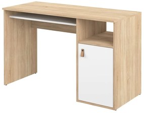 Tavolo da lavoro con piano in rovere 50x115 cm Oxford - TemaHome