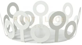 Centrotavola piccolo bollicine bianco marmo