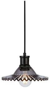 Lampadario nero con paralume in vetro ø 21,5 cm Novia – Markslöjd