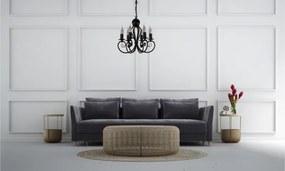 Lampadario a sospensione con catena VINCENT 6xE14/40W/230V